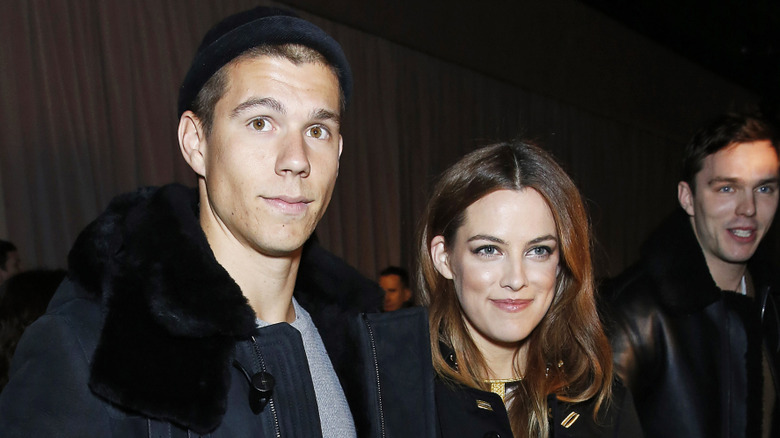 Riley Keough and Ben Smith-Petersen at an event