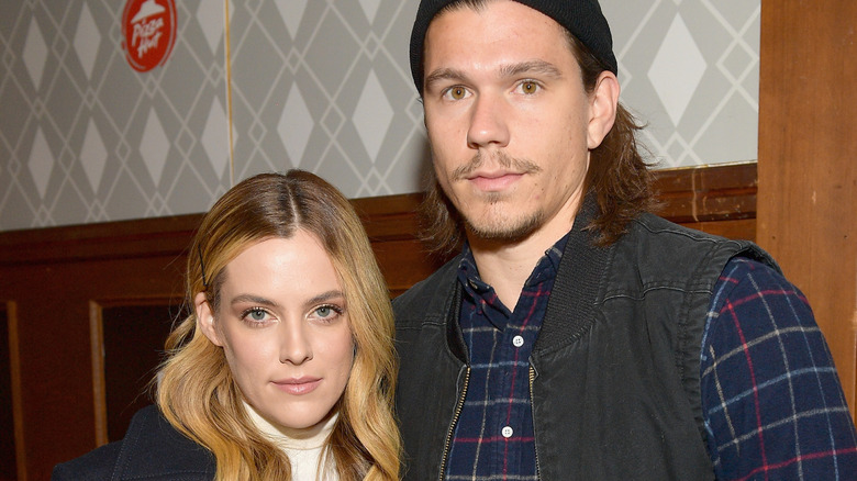 Riley Keough and Ben Smith-Petersen at an event