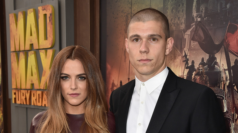 Riley Keough and Ben Smith-Petersen at an event