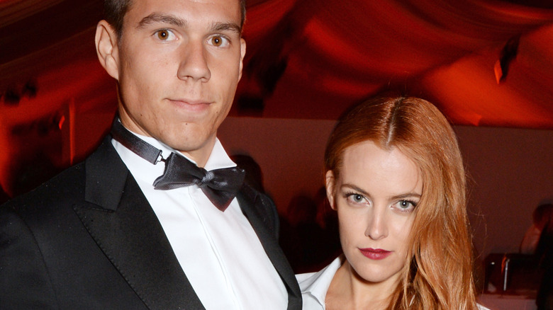 Riley Keough and Ben Smith-Petersen at an event