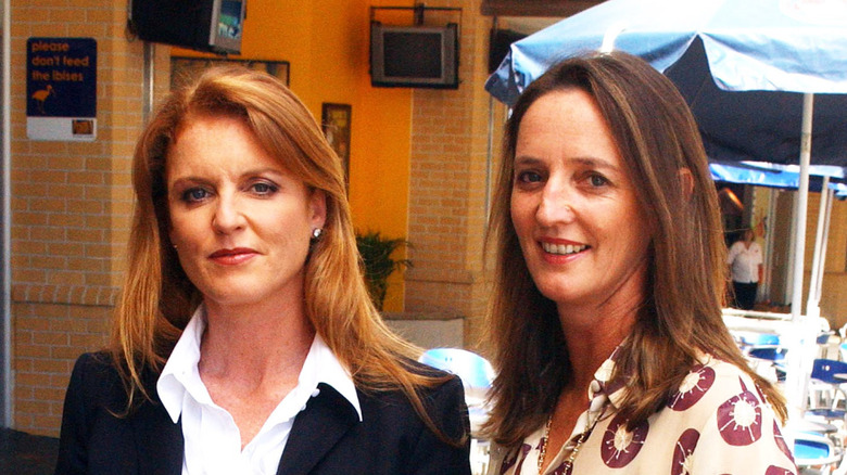 Sarah and Jane Ferguson smiling