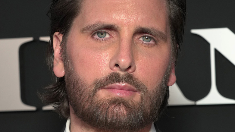 Scott Disick at The Kardashians premiere.