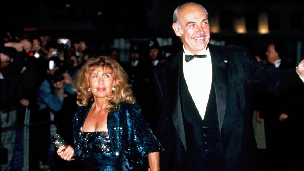 Sean Connery and his wife