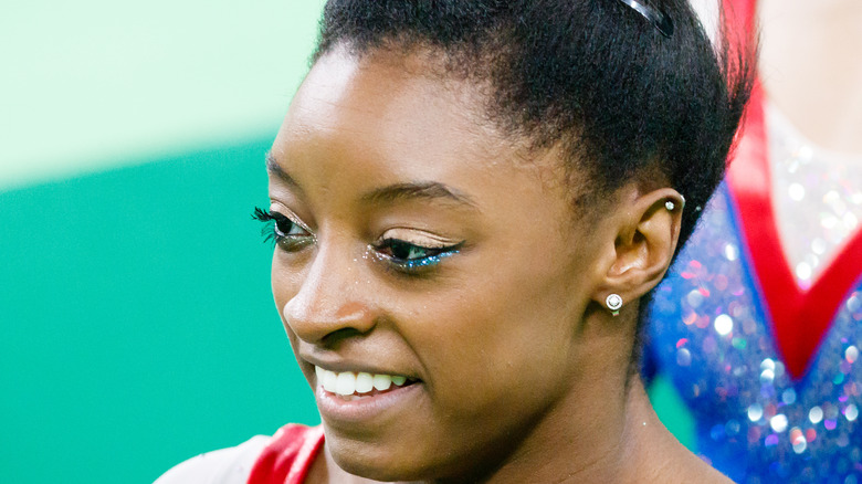 Simone Biles smiling