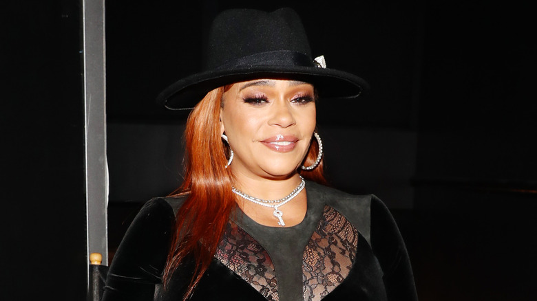 Faith Evans smiling