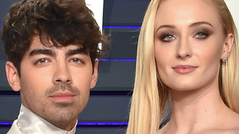 Joe Jonas, Sophie Turner posing together