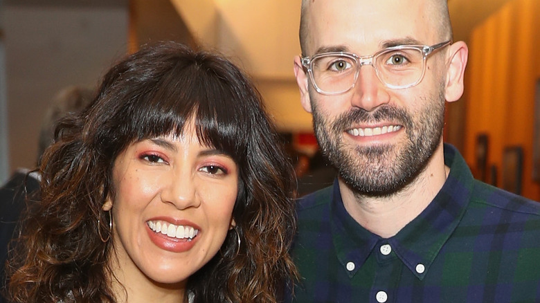  Stephanie Beatriz (L) and Brad Hoss (R) in 2018