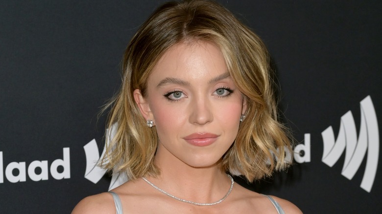 Sydney Sweeney posing