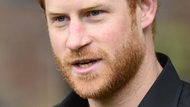 Prince Harry speaking