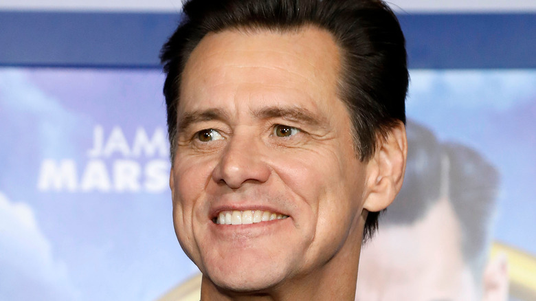 Jim Carrey smiling