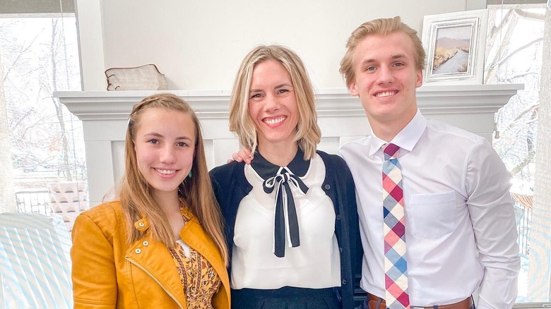 Ruby Franke with her son and daughter