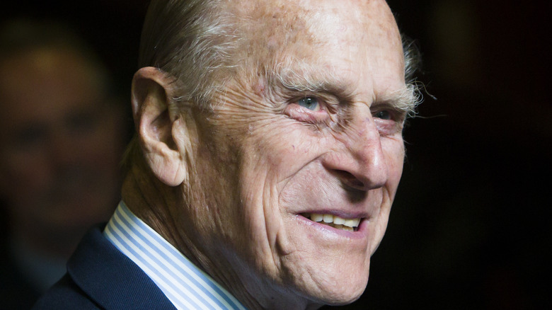 Prince Philip smiling