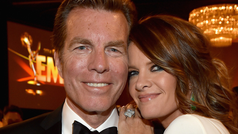 Peter Bergman Michelle Stafford smiling