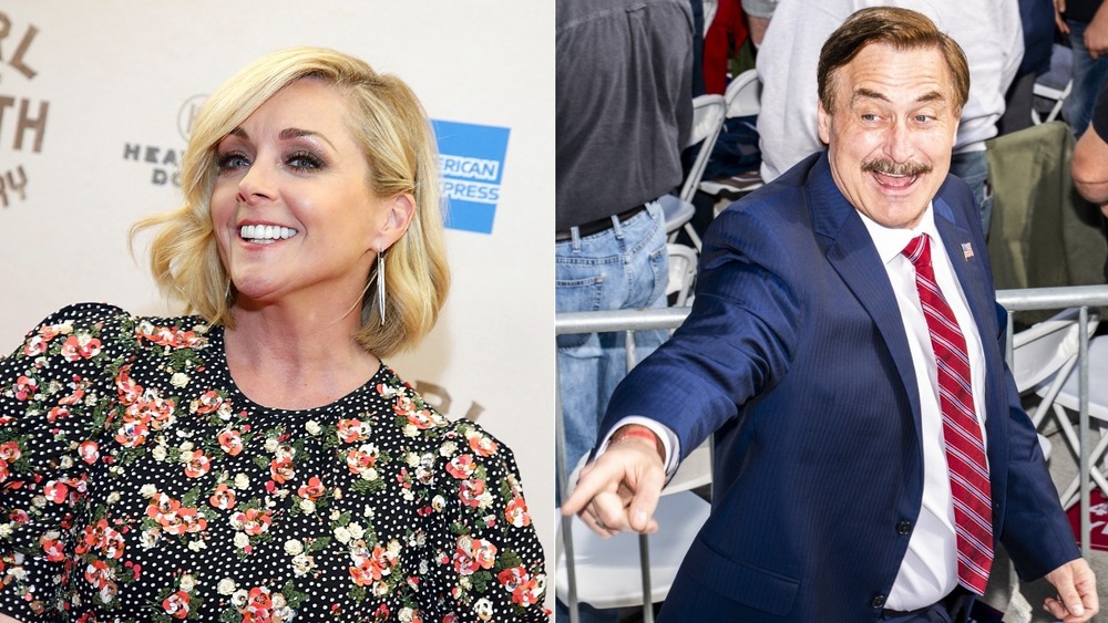 Jane Krakowski and Mike Lindell