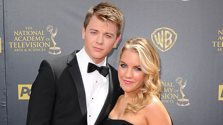 Chad Duell and Kristen Alderson posing