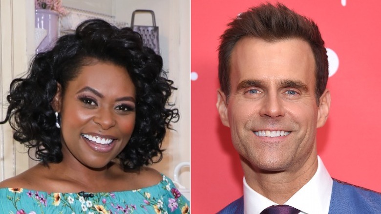 Jamika Pessoa and Cameron Mathison smiling