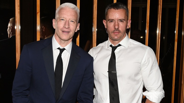 Anderson Cooper with ex-partner Benjamin Maisani