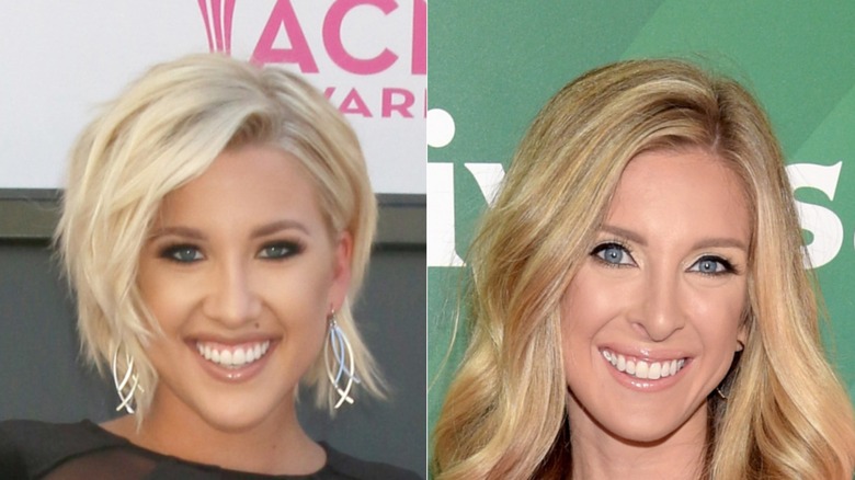 A picture of Savannah Chrisley smiling next to Lindsie Chrisley.