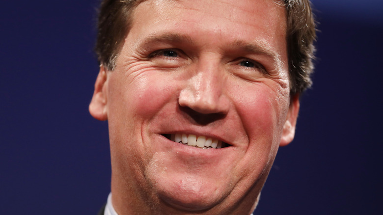 Tucker Carlson smiling 