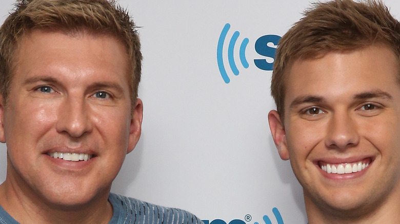 Todd Chrisley and Chase Chrisley smiling