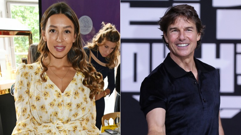 Elsina Khayrova and Tom Cruise