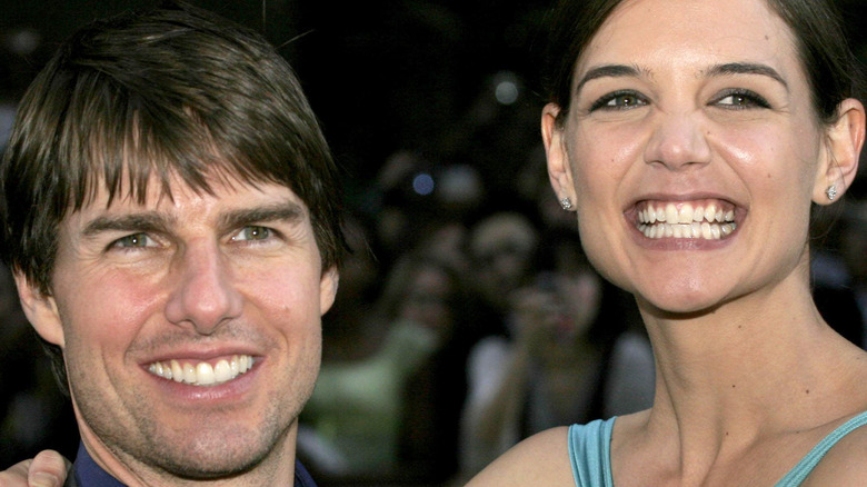 Tom Cruise and Katie Holmes on the red carpet