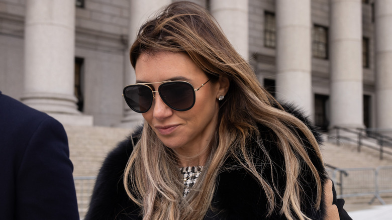 Alina Habba exits federal court in New York