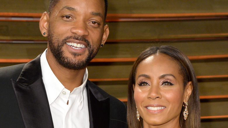 Will Smith, Jada Pinkett Smith smiling