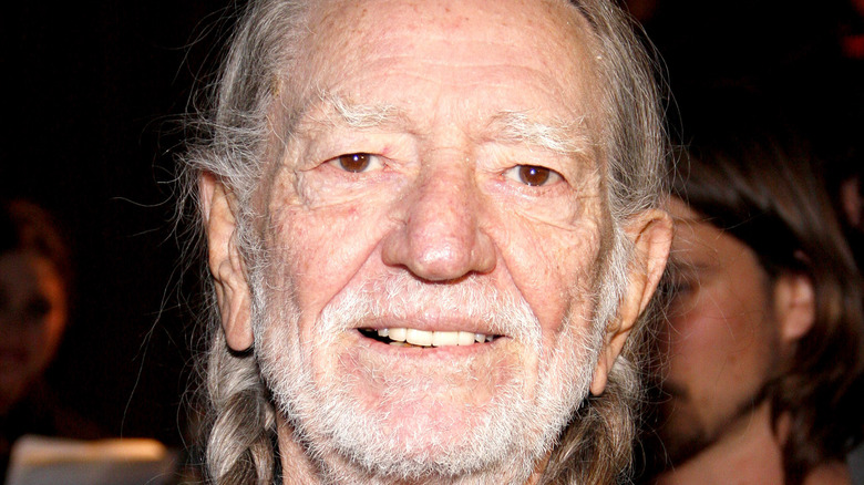 Willie Nelson smiling