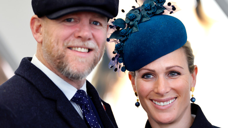 Mike and Zara Tindall attending an event