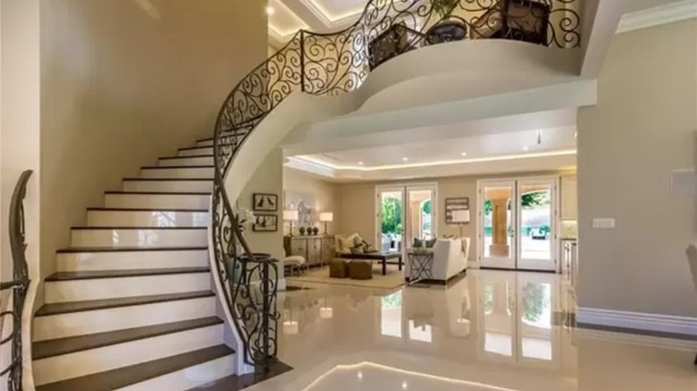 Grand entrance of Zendaya's house