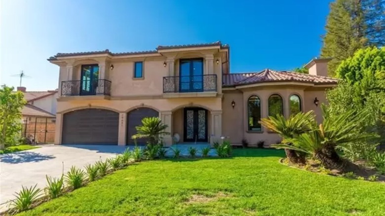 Exterior of Zendaya's Northridge home