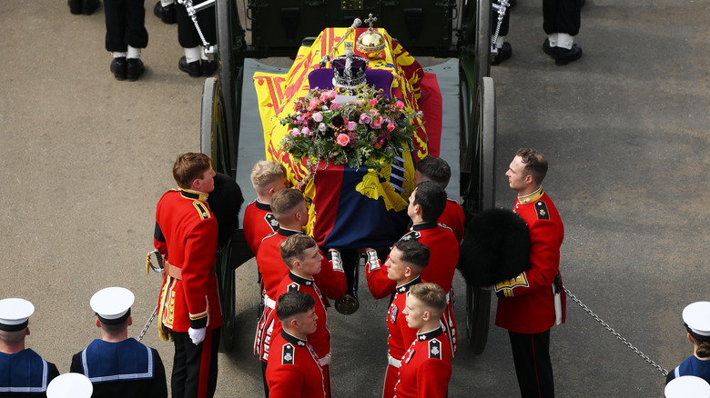 Queen Elizabeth II's coffin