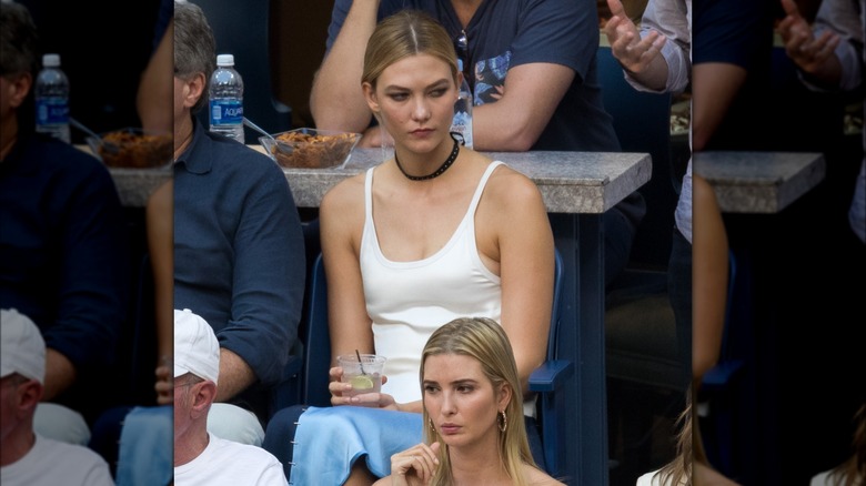 Karlie Kloss Ivanka Trump frowning