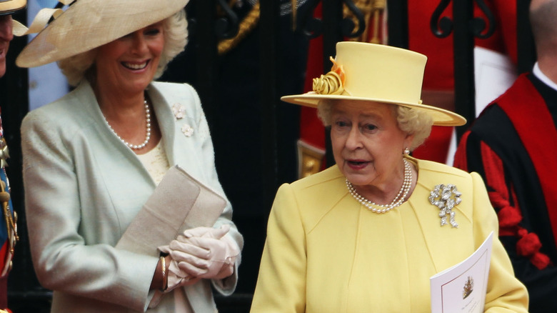 Queen Elizabeth attends William and Kate's wedding