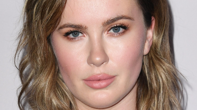 Ireland Baldwin poses on the red carpet