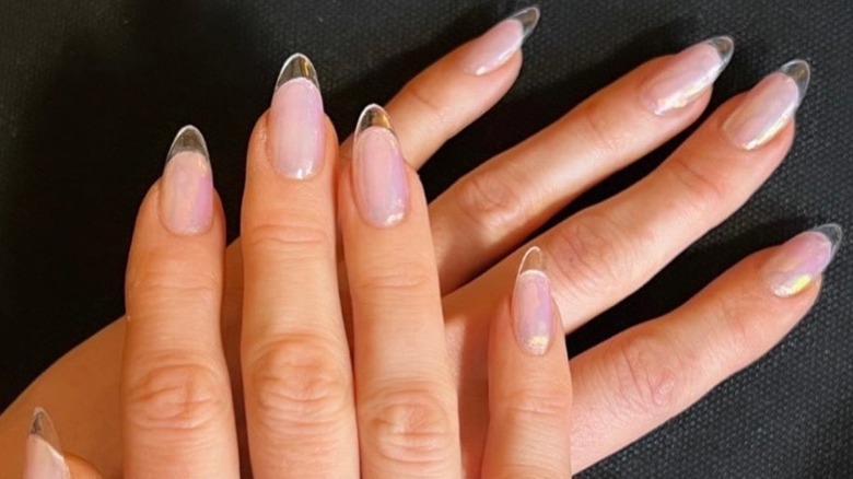 An "alien nail" manicure 