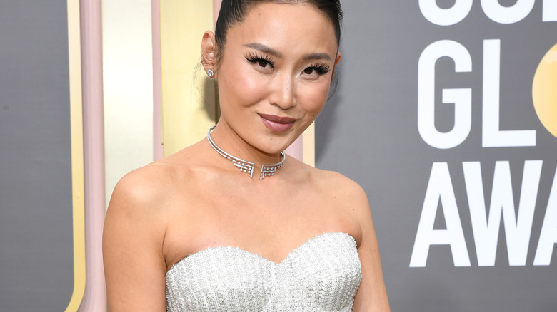 Li Jun Li at the Golden Globes