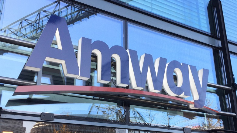 Amway store sign in Germany