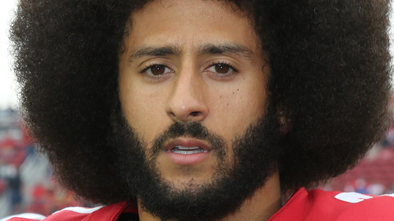 Colin Kaepernick during a NFL game 