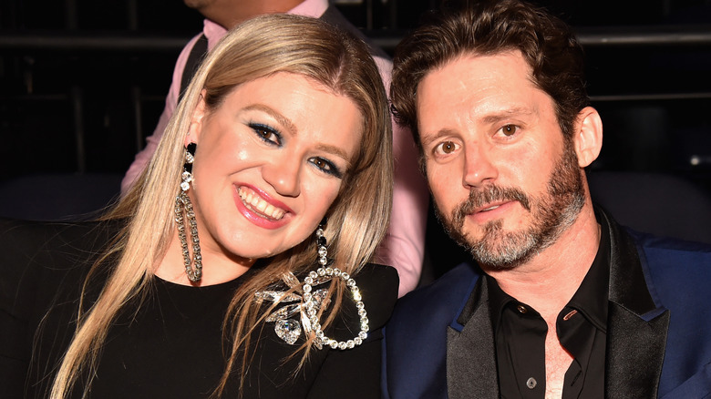Kelly Clarkson and Brandon Blackstock at the 2018 CMT Music Awards