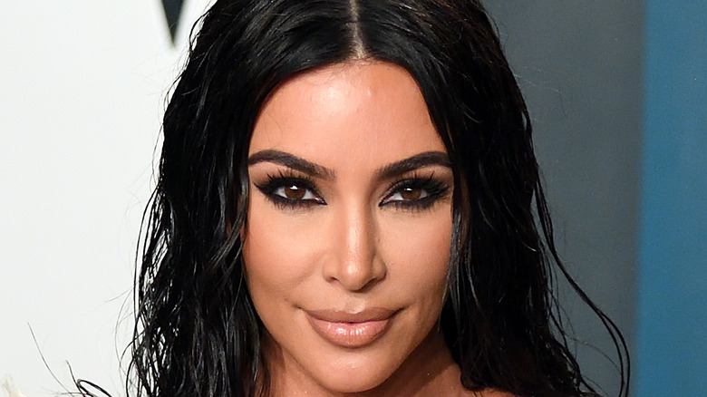Kim Kardashian posing