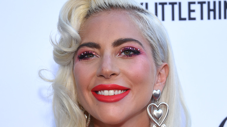 Lady Gaga wearing makeup