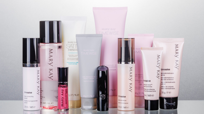 Grouping of Mary Kay cosmetics