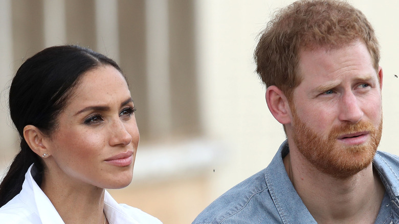 Prince Harry and Meghan Markle at a royal event