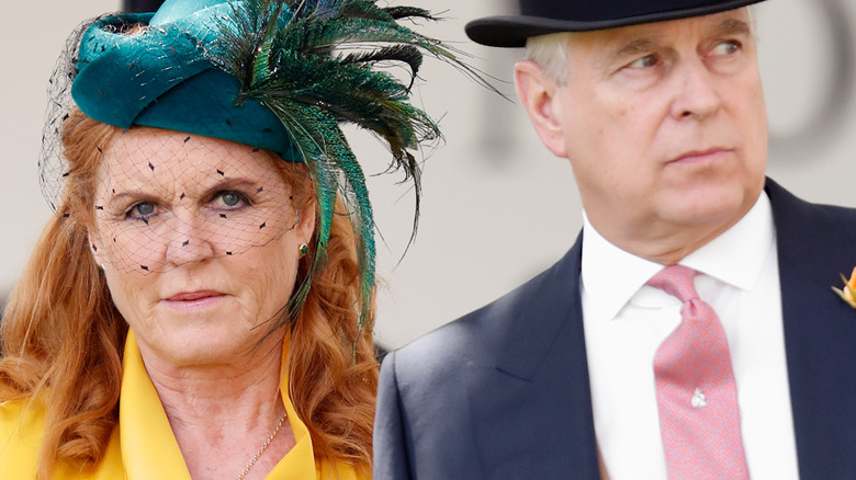 Sarah Ferguson and Prince Andrew at a royal event