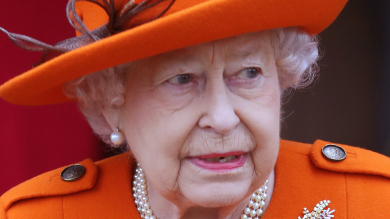 Queen Elizabeth at an event