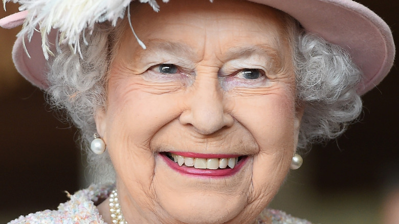 Queen Elizabeth smiling 