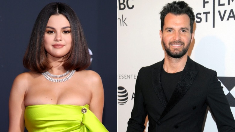 Selena Gomez and Andrea Iervolino pose at events