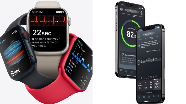 Apple watches and Whoop app